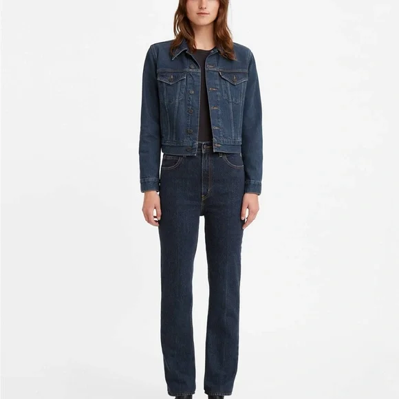 Levi's 70s High slim straight Dark Blue Women's Straight Leg Jeans size 30 Straight Leg
